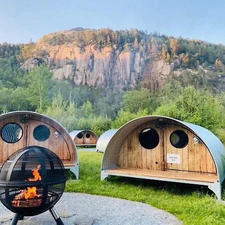 Hikers & Bikers Camp, Part Of Preikestolen Basecamp - Preikestolen Trailhead * Jørpeland